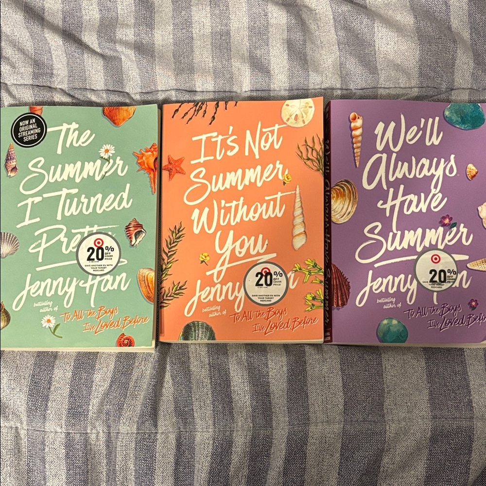 Summer Trilogy Book Set - Green, Orange, Purple Covers